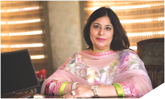 <b>Ms. Sapna jain - Managing Director</b>